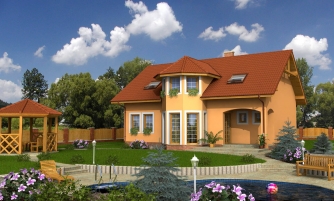 Einfamilien-Villa mit Untergeschoss, auch für das Zusammenwohnen zweier Generationen geeignet.